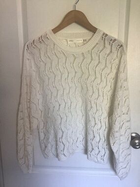 INWEAR white summer sweater s/m